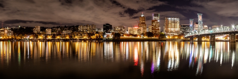 Portland at Night