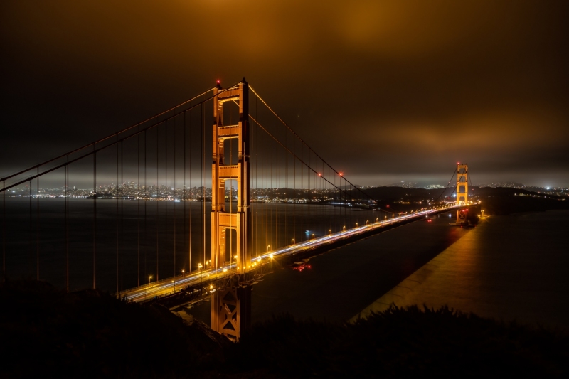 Golden Gate at Night